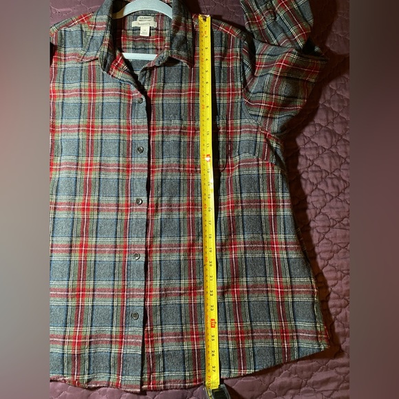 L.L. Bean Women's Flannel Shirt - Picture 10 of 13